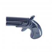 Hematite Pistol 30X50mm Pendant